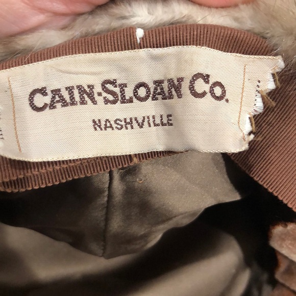 Vintage Mink Hat. Pillbox style - Picture 2 of 4